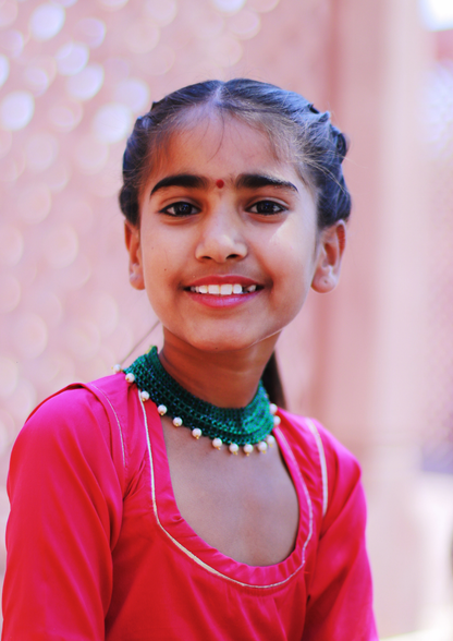 HariMoti - Green and Pearls Necklace