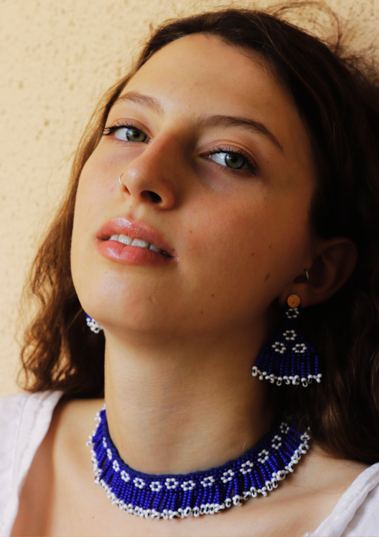 Neela Athena Necklace and Earrings
