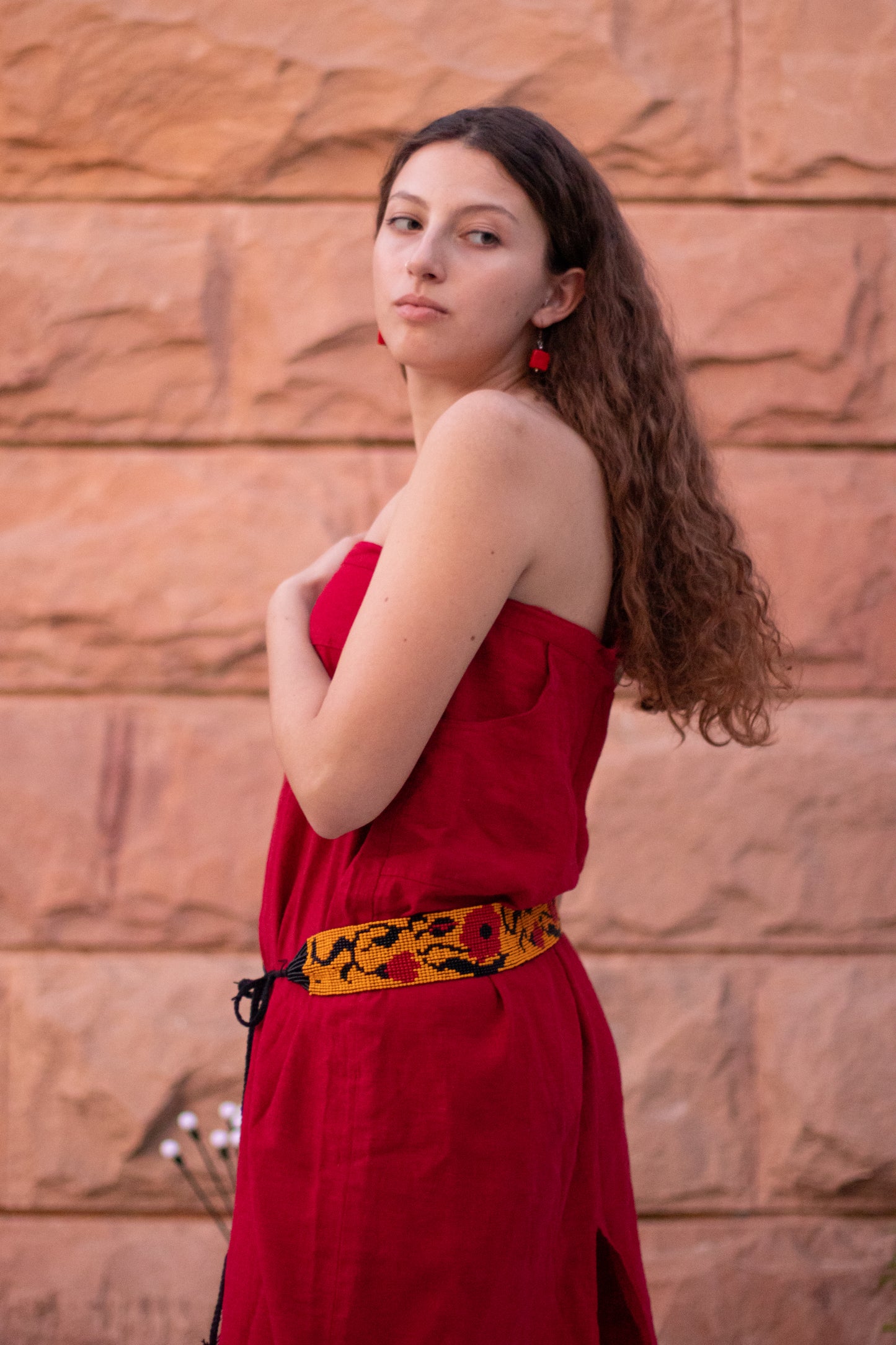 Gulkaar Beaded Waist Belt